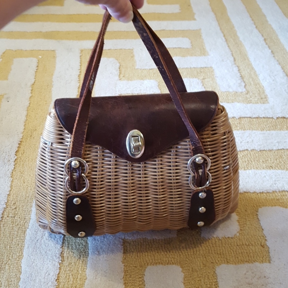 Fishing Basket Vintage Purse